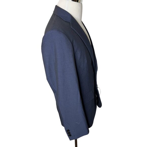 J.Crew Mens $398 Performance Suit Jacket Navy Size 42R AU591 - Picture 5 of 12